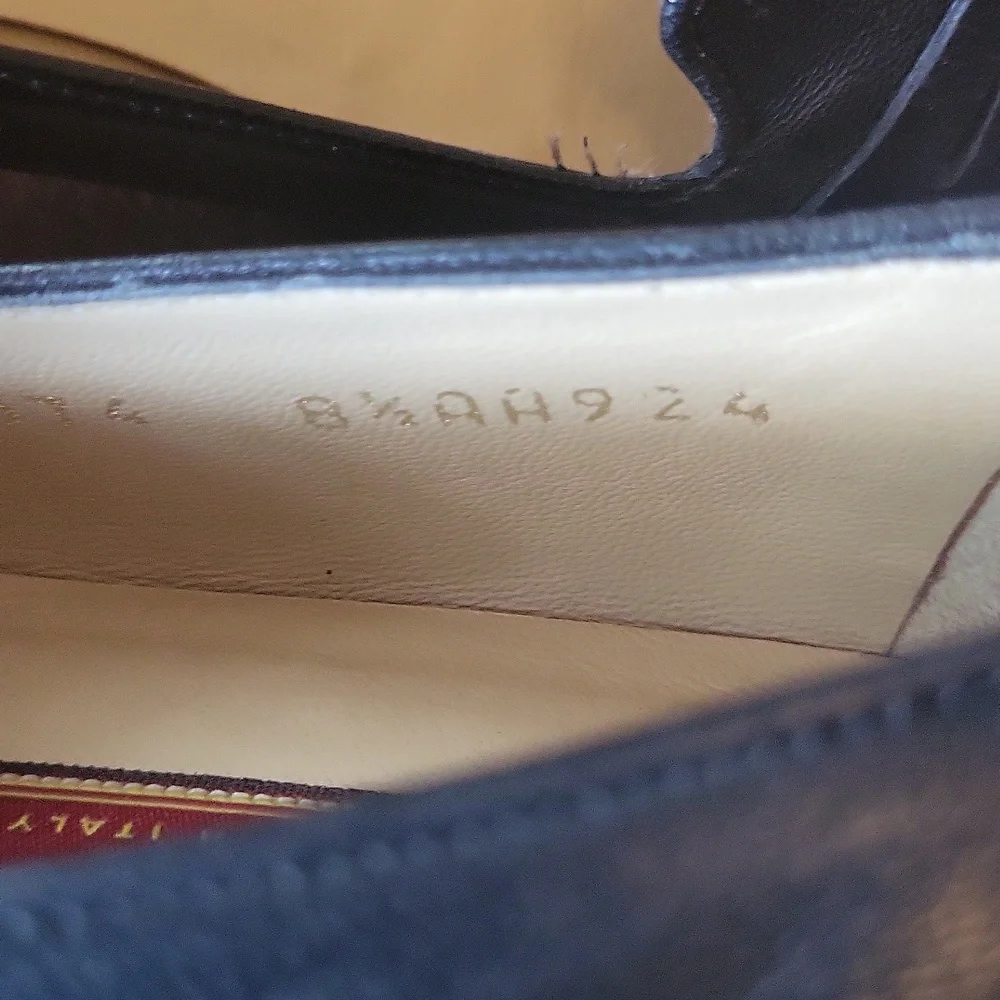 Cole Haan Black Leather Lezlie Loafers